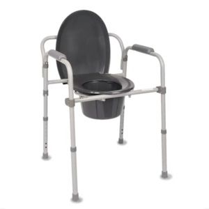 NWT Equate Steel Foldable Bedside Toilet